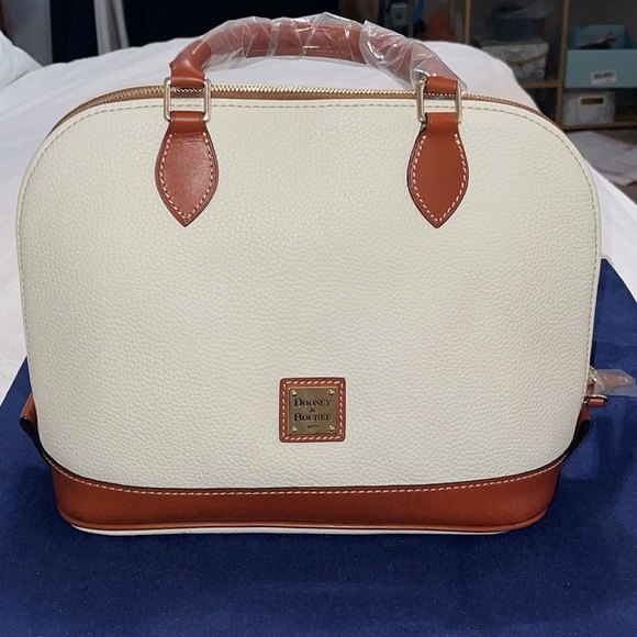 NWT Dooney & Bourke Zip Zip Satchel (BONE) - Picture 6 of 14